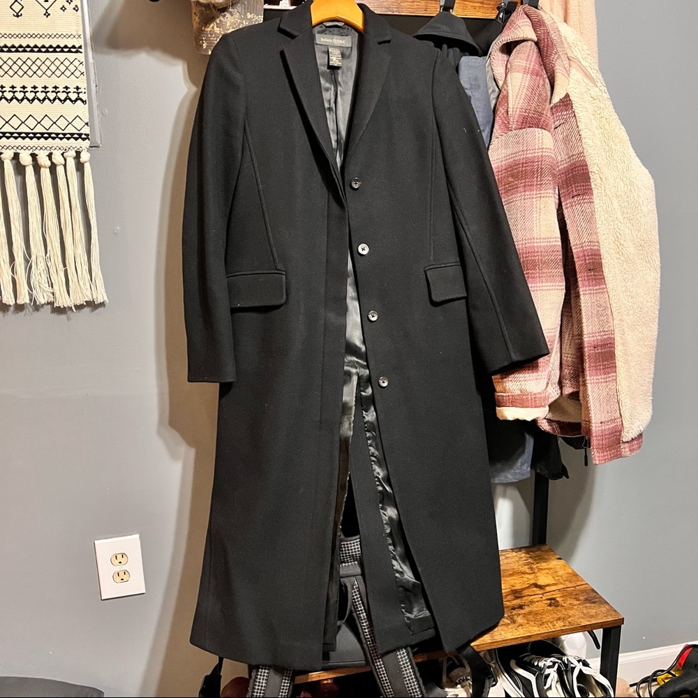 Black Banana Republic Trench Coat